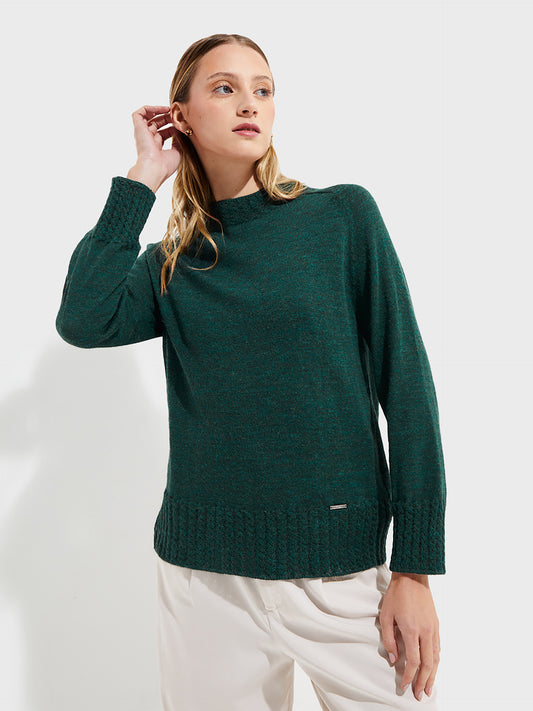 Yakira Sweater Baby Alpaca Color Green