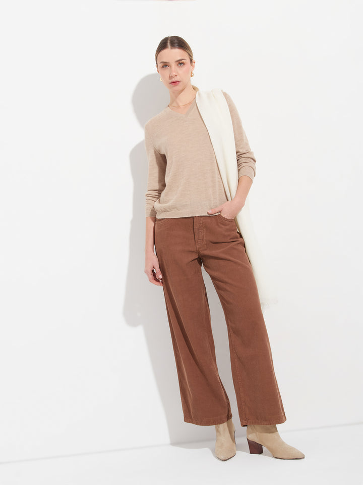 Suéter Abril Baby Alpaca Color Beige