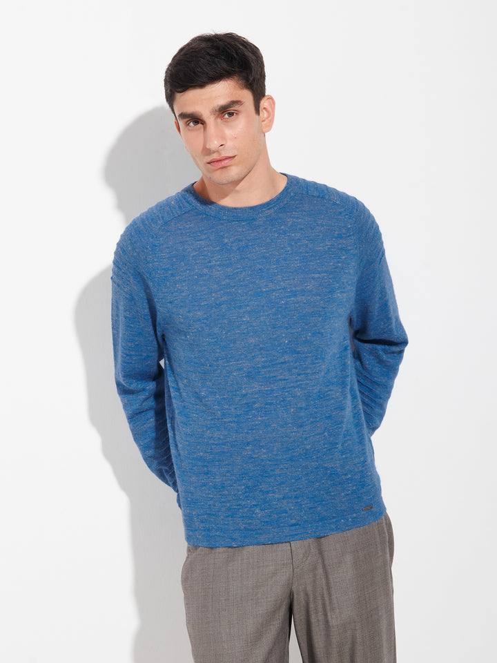 Two Sweaters Baby Alpaca Color Blue