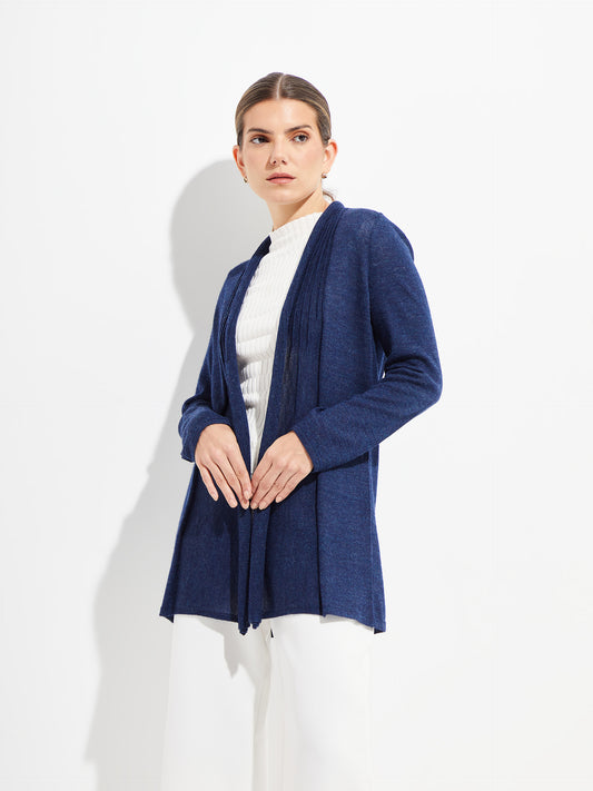 Kayla Cardigan Royal Alpaca Color Evening