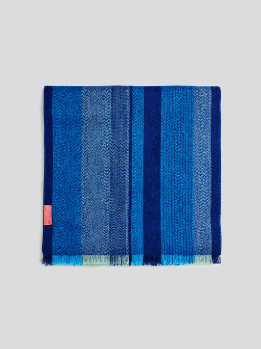 Valter Scarf Baby Alpaca Color Blue