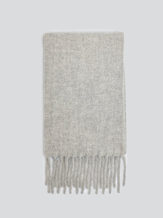 Yamileth Scarf Baby Alpaca & Wool Color Grey