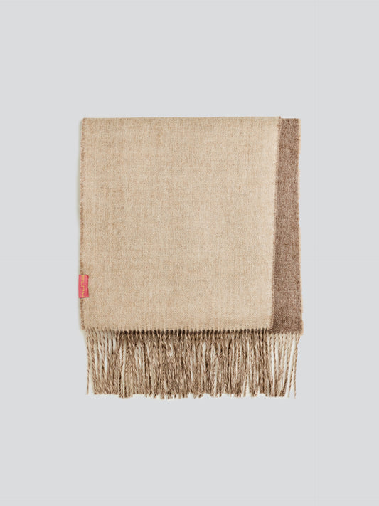 Yamila Scarf Baby Alpaca Color Brown