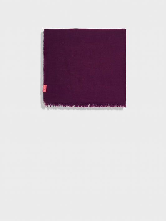 Teaberry Shawl Baby Alpaca Color Purple