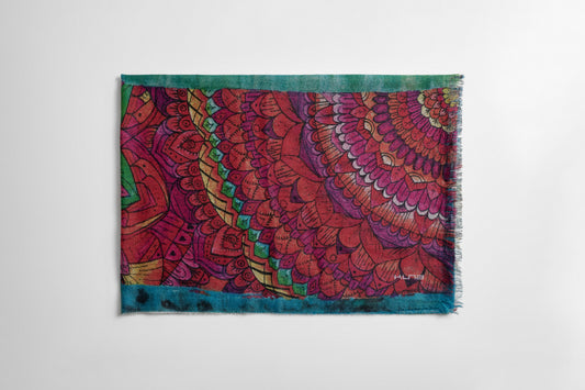 Obstrucción Shawl Baby Alpaca & Silk Color Multicolor
