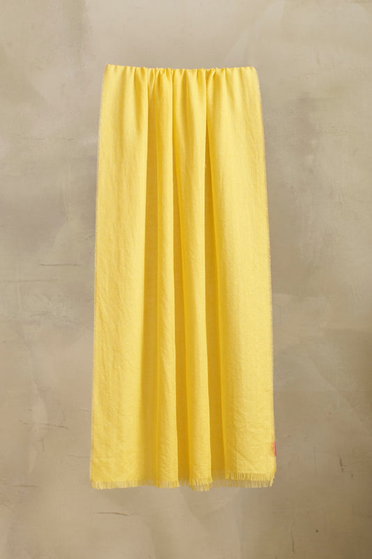 Patito Shawl Baby Alpaca Color Yellow