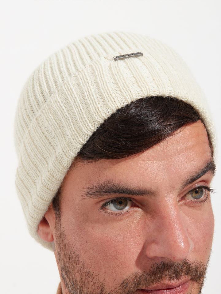 Apostrofe Hat Baby Alpaca Color White