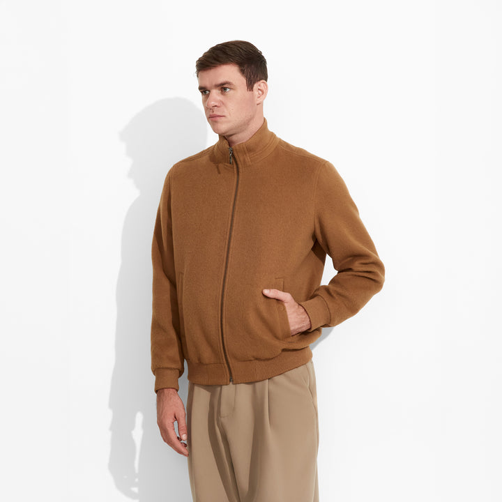 Alois Jacket Baby Alpaca Color Camel
