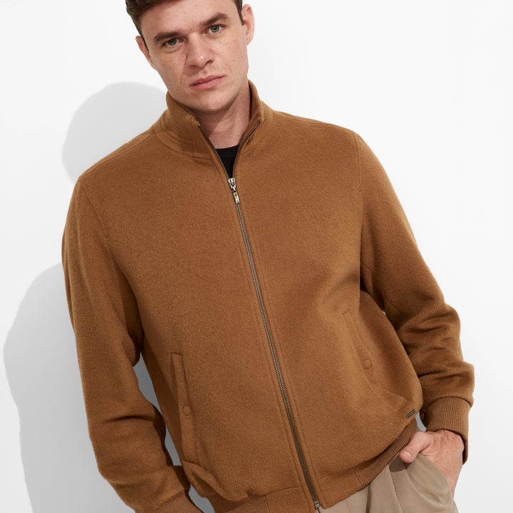 Alois Jacket Baby Alpaca Color Camel