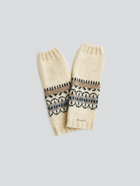 Yoke Gloves Gloves Baby Alpaca Color Beige