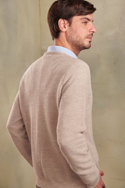 Satoru Sweater Baby Alpaca Color Polvo