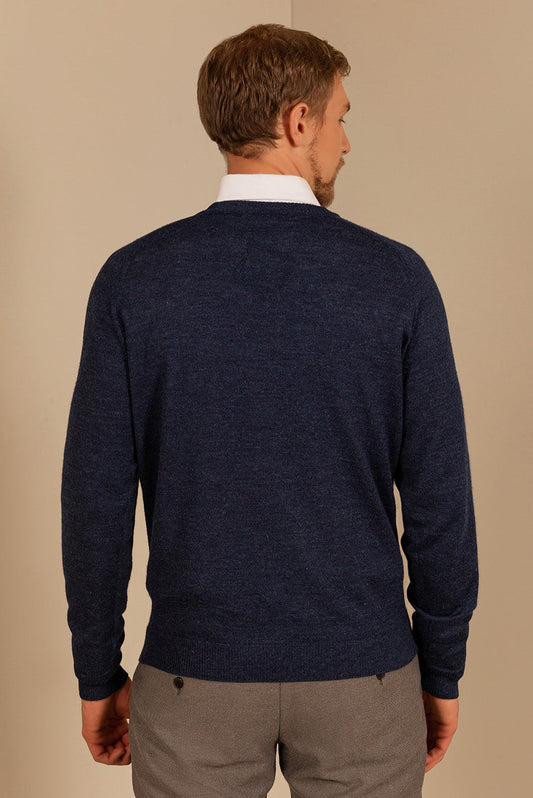 Theo Sweater Royal Alpaca Color Evening