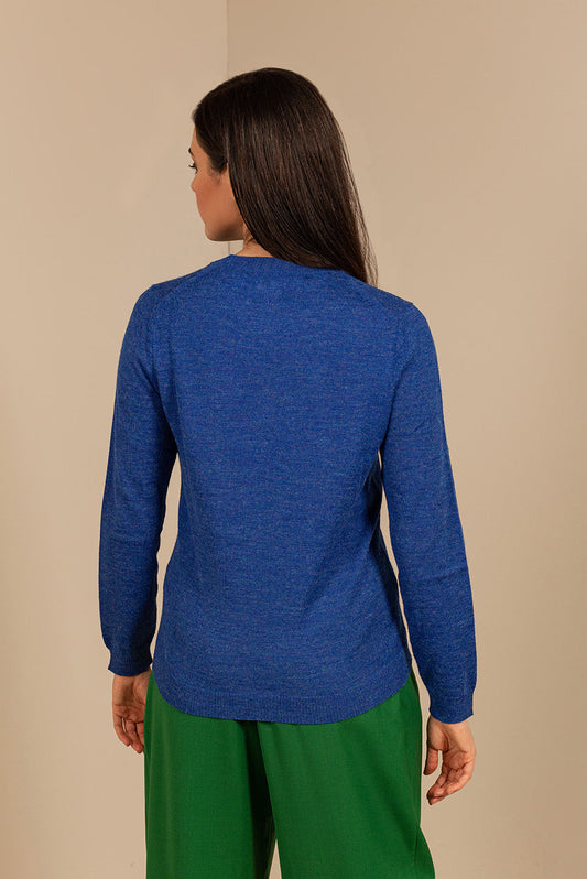 Alicia Sweater Baby Alpaca Color Bermuda