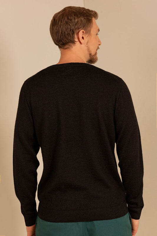 Alaska Sweater Baby Alpaca Color Black
