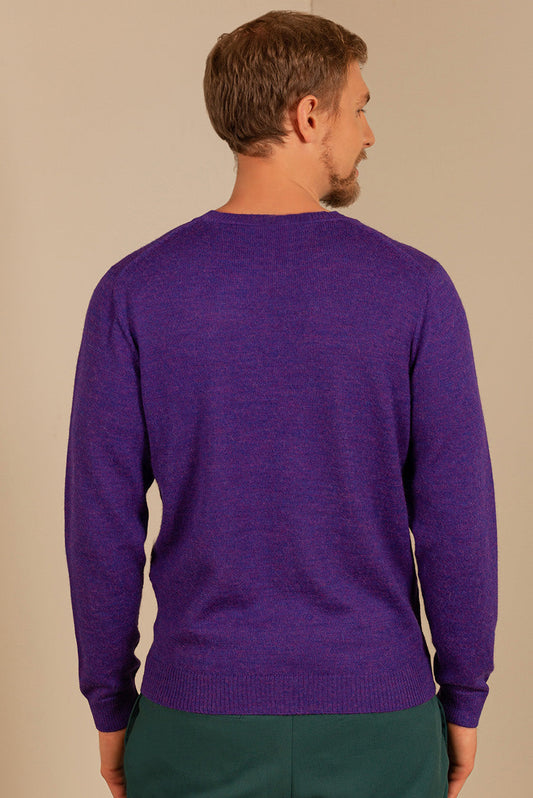 Alaska Sweater Baby Alpaca Color Purple