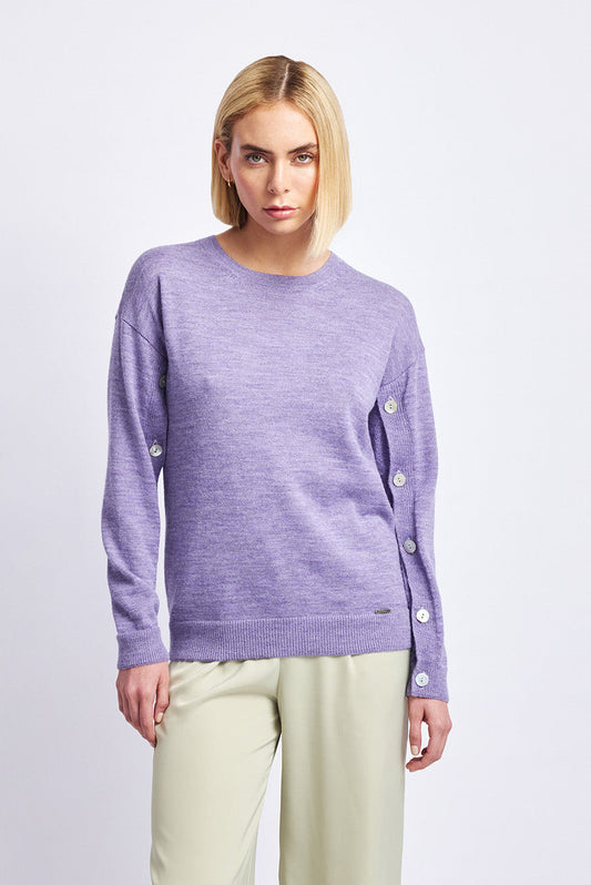 Winnie Sweater Baby Alpaca Color Orchid
