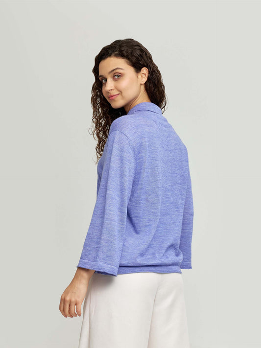 When Sweater Baby Alpaca & Silk Color Purple
