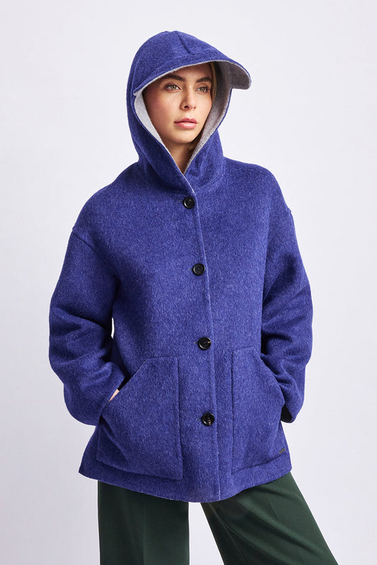 Whoopi Coat Baby Alpaca Color Niagara & Nuage