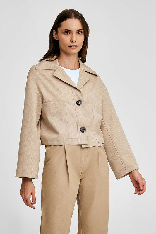 Williamin Coat Wool & Baby Alpaca Color Beige