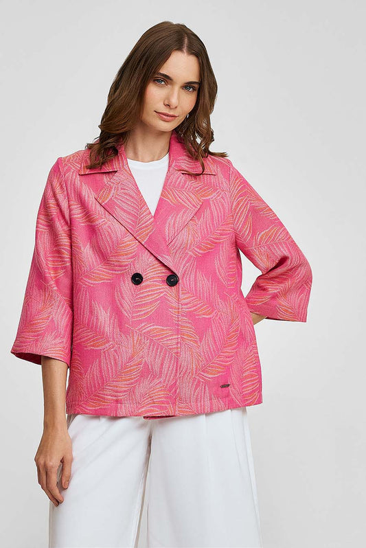 Witness Coat Baby Alpaca Color Fuchsia