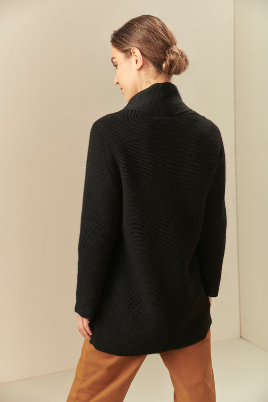 Uchunku Cardigan Baby Alpaca Color Black