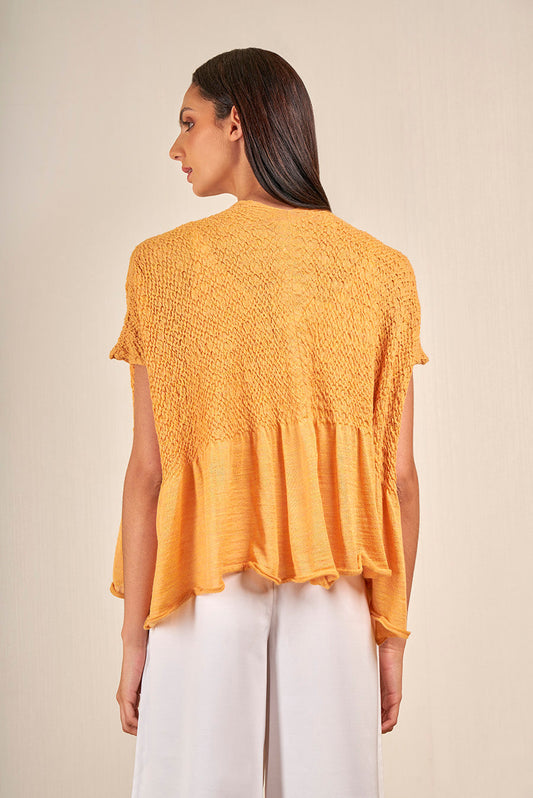 Vista Cardigan Baby Alpaca Color Medalla
