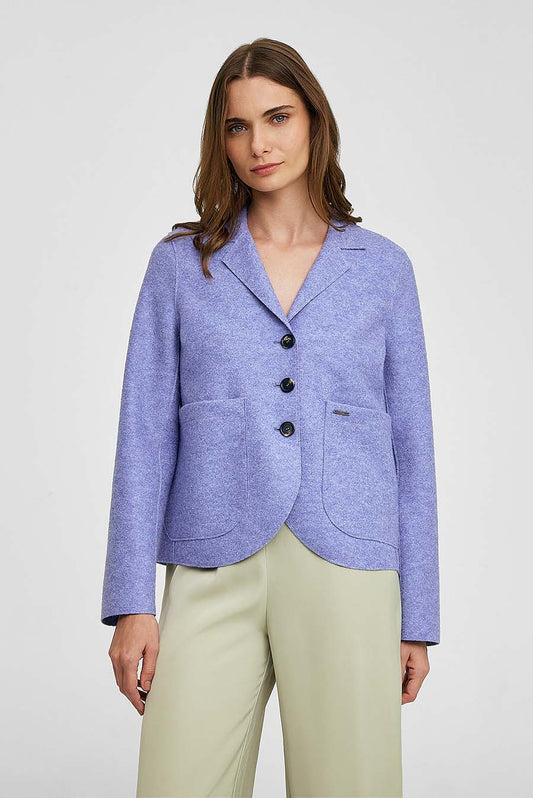 Wellness Coat Alpaca Color Purple