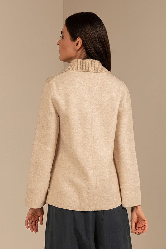 Unico Cardigan Baby Alpaca Color Mastic