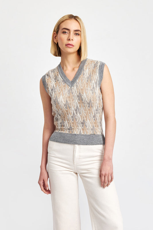Welcome Vest Baby Alpaca Color Nuage