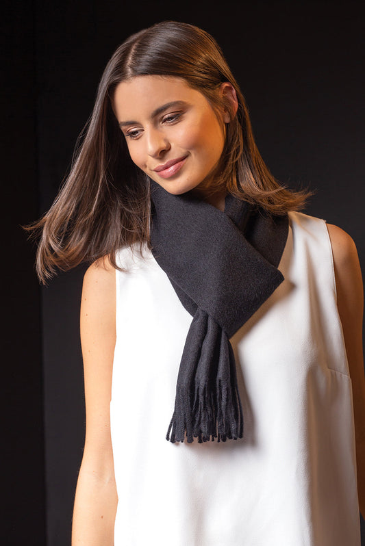 Jamas Scarf Royal Alpaca Color Black