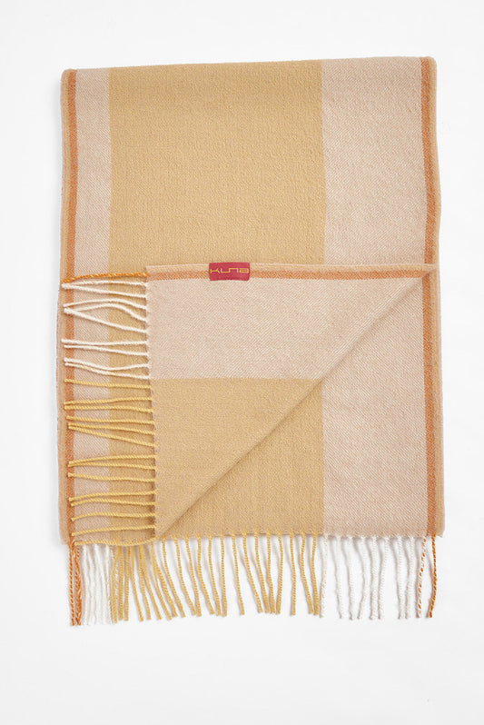 Rear Scarf Baby Alpaca Color Yellow