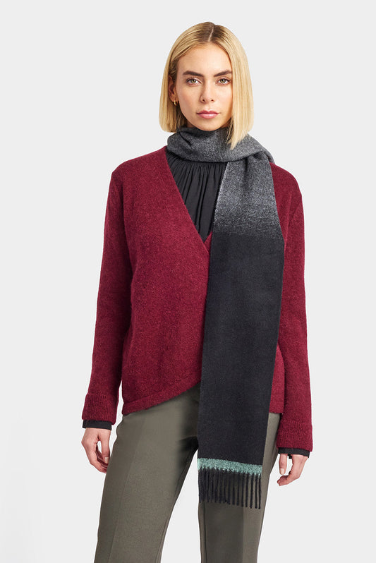 Wendell Scarf Baby Alpaca Color Black