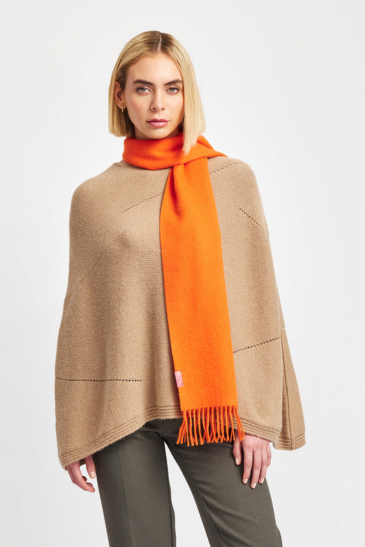 Adrian Scarf Baby Alpaca Color Naranja