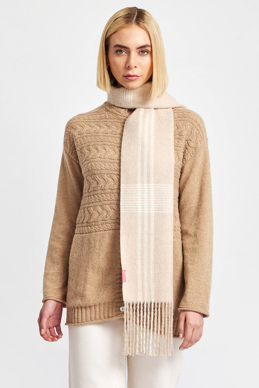 Warsy Scarf Baby Alpaca Color Beige