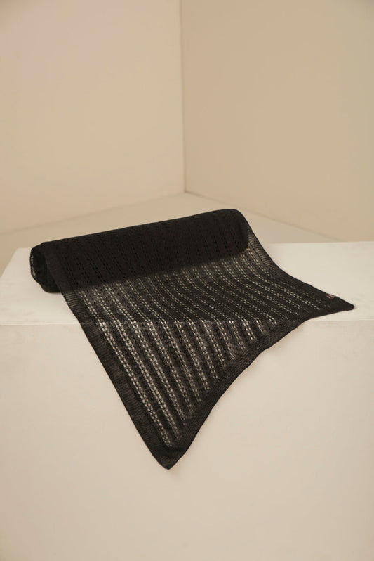 Brisa Scarf Alpaca 16 Color Black