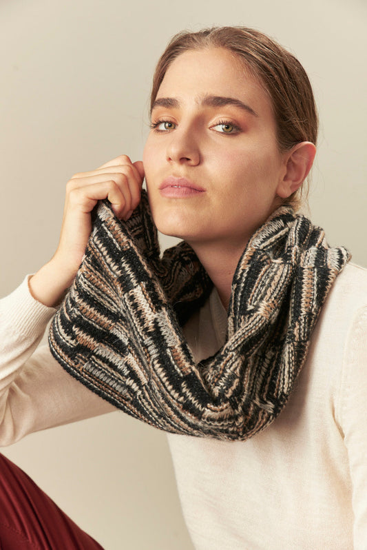 Ucrania Scarf Baby Alpaca Color Natural