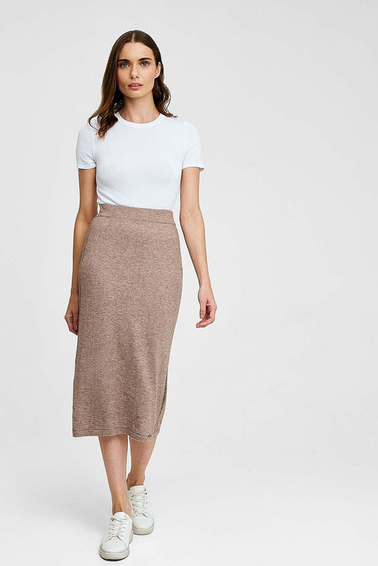 Wanderers Skirt Cotton & Baby Alpaca Color Beige