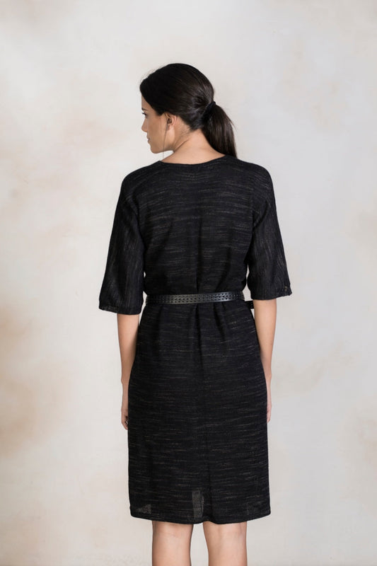 Rangun Dress Baby Alpaca Color Meteorite