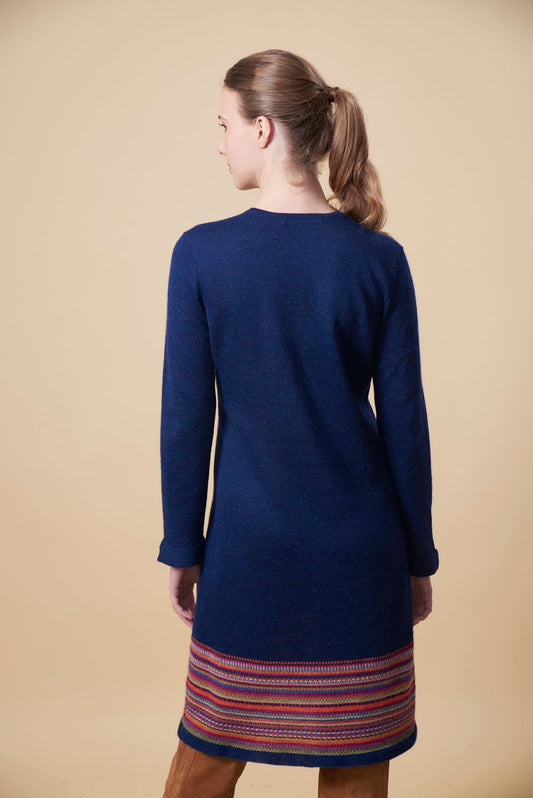 Taupa Dress Baby Alpaca Color Astral