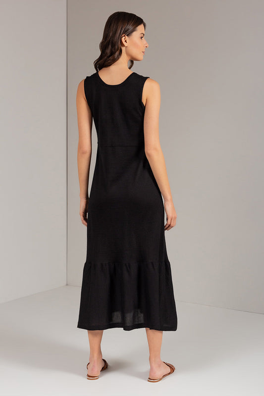 Ucayali Dress Baby Alpaca Color Black