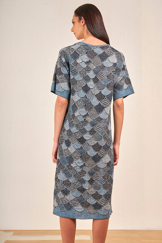 Vapiano Dress Baby Alpaca Color Atardecer