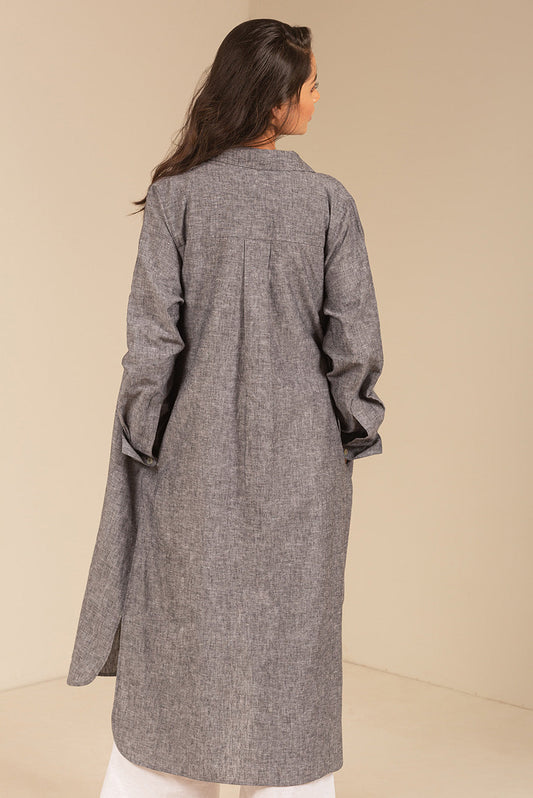Ulami Dress Linen & Cotton Color Black
