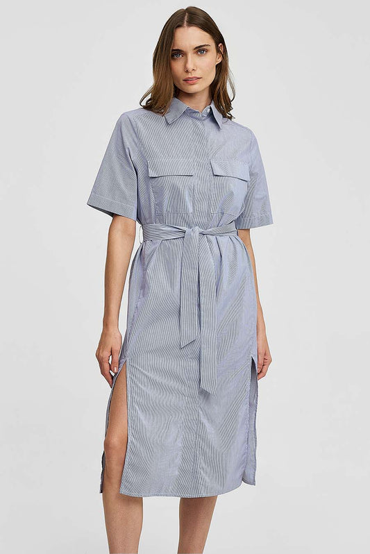 World Dress Cotton Color Blue