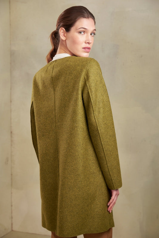 Renovata Coat Alpaca & Wool Color Avocado