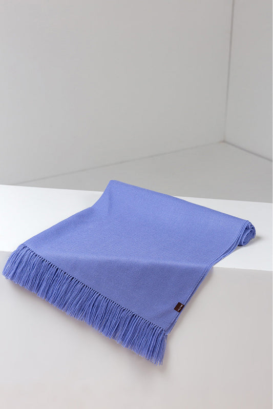Jee Shawl Royal Alpaca Color Light Blue