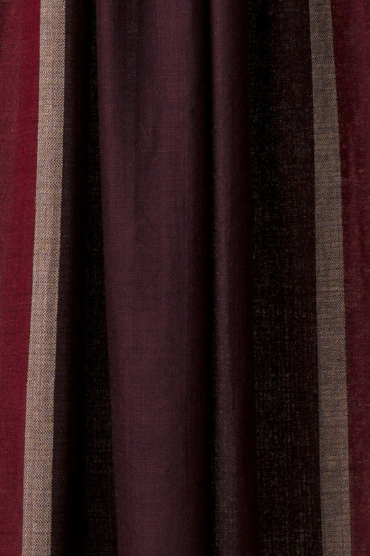 Baccarat Shawl Royal Alpaca & Silk Color Burdeos