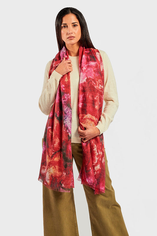 Lecho De Hojas En Otoño Shawl Hojas En Otoño