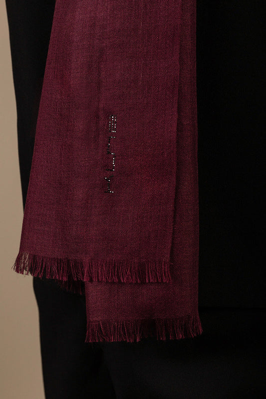 Bari Shawl Royal Alpaca & Silk Color Burdeos
