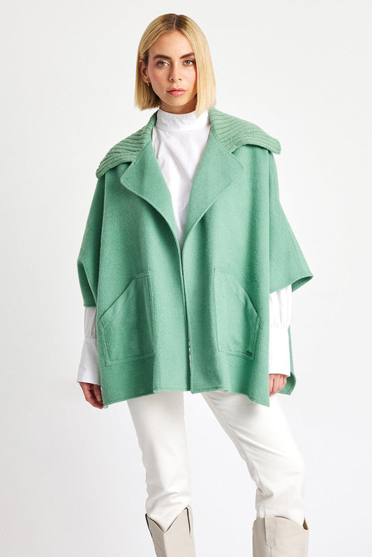 Whisper Cape Baby Alpaca Color Basil