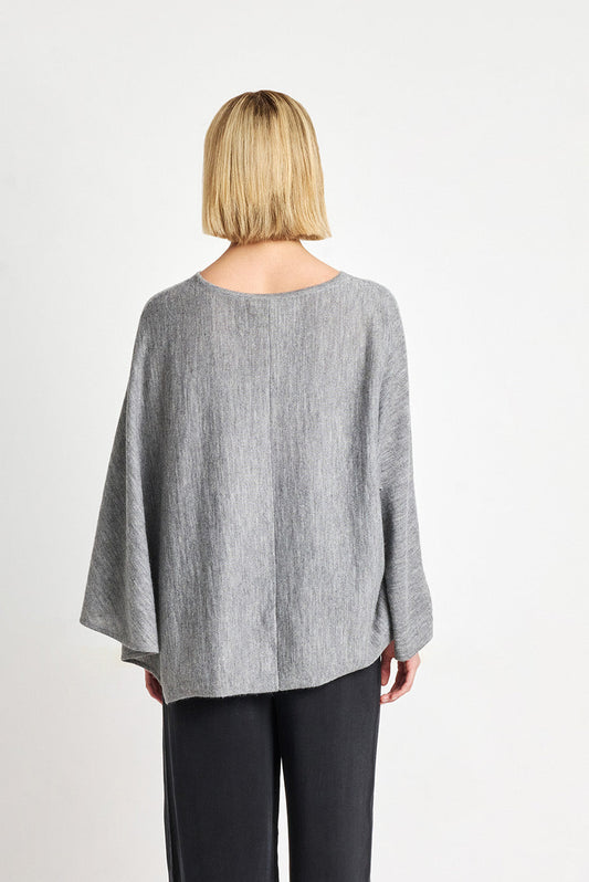 Wimar Poncho Baby Alpaca Color Nuage